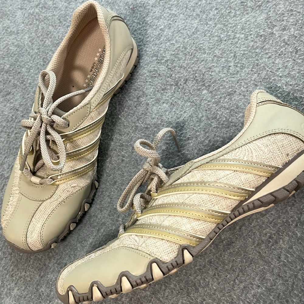 Womens Skechers Bikers Dealer Sneakers Shoes Size 6.5 Blokecore Preppy - Picture 12 of 12